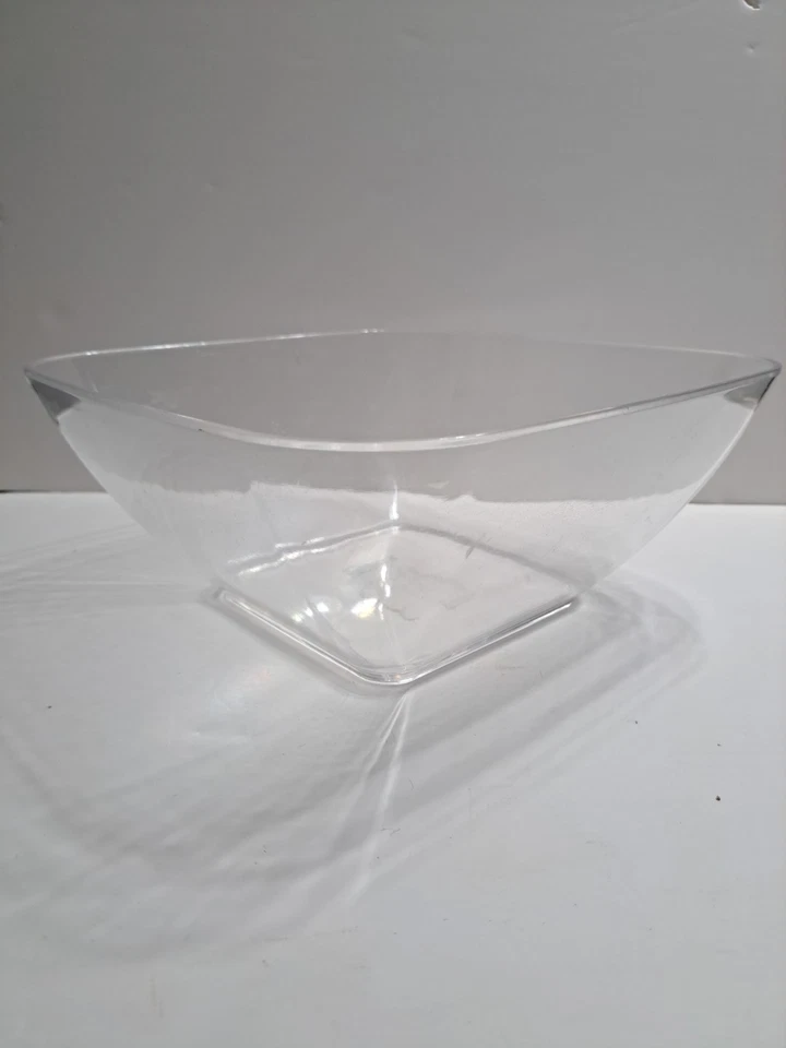 Prato para servir salada de acrílico transparente - Imagem 2 de 4