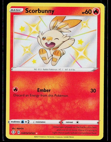 S4a: Shiny Star V #214/190 Scorbunny TW 16C