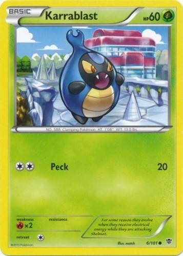 Karrablast - 6/101 - Common - Near Mint - Plasma Blast