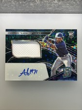 Anderson Tejada 2021 Panini Chronicles Spectra RPA  Rookie  Patch Auto /99 Texas