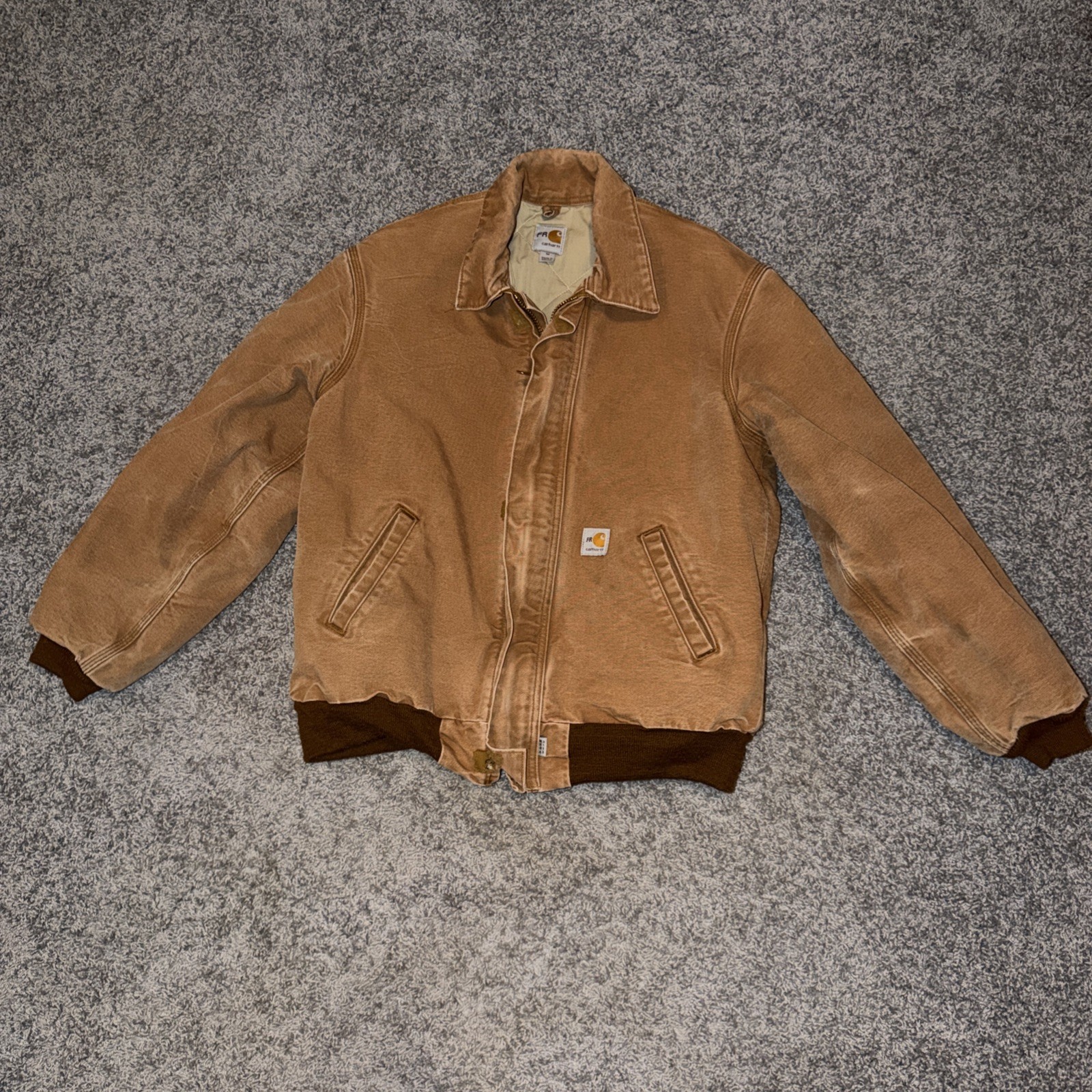 Carhartt Fr Men's Fr Flame Resistant Insulated Quilted Lined Canvas...