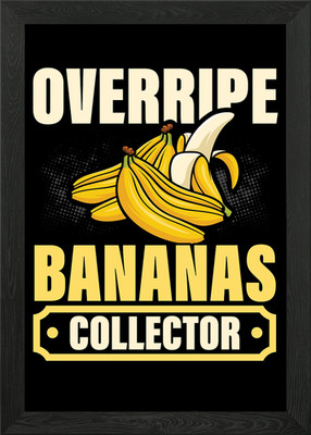 Gerahmtes Wandbild Poster Leinwanddruck Bild Bananenbrot Bäckerei