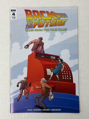 Back to the Future Tales From the Time Train #4A 2018 Megan Levens Cover Art