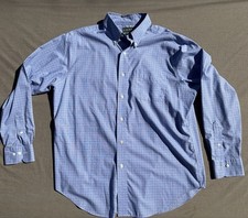 Lauren Ralph Lauren Dress Shirt Mens 16.5 34/35 Plaid Non Iron Button Down