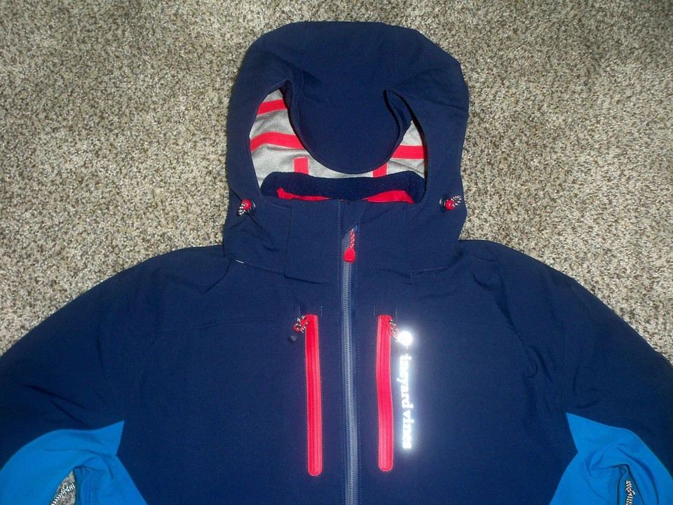 RARE NWT Men's VINEYARD VINES Performance 3-in-1 Hooded Jacket XS BLUE BLOCK - Image 3 of 4