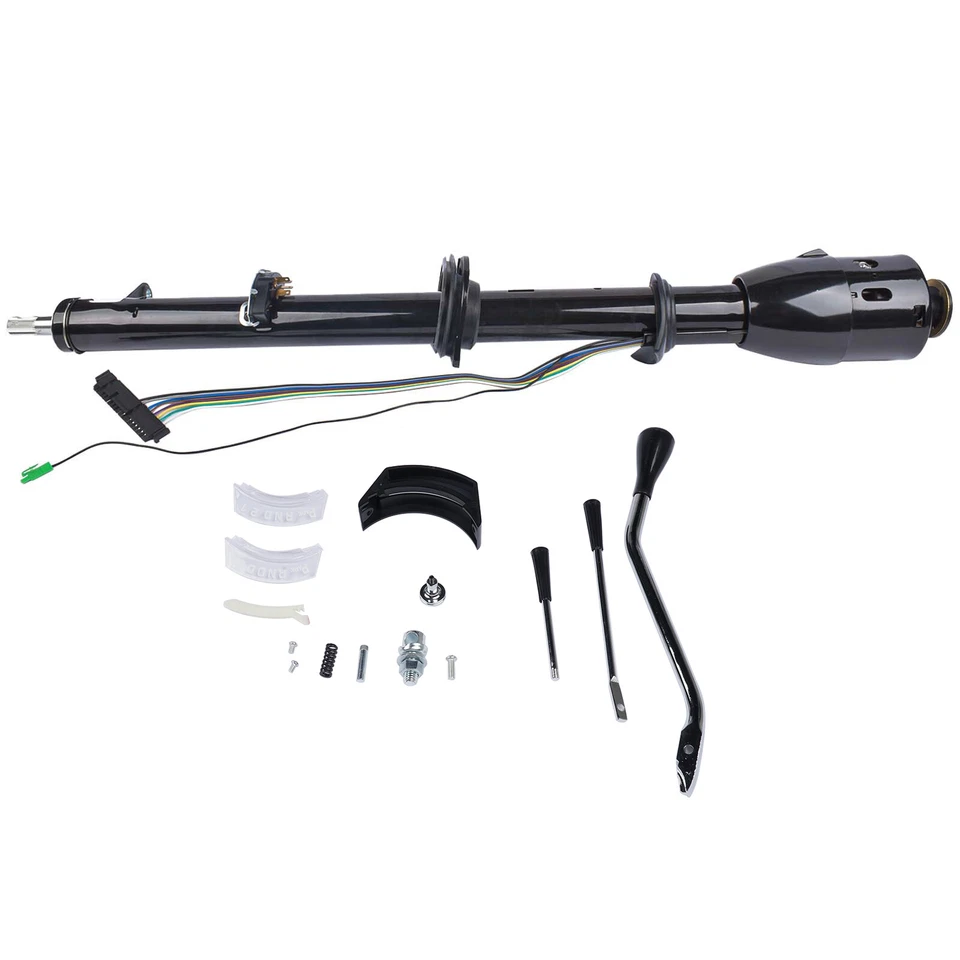 For 1967-72 CHEVY GMC C-10, C-20 Truck Tilt 35" Auto Shift Steering Column Black - Image 2 of 4
