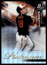 2018 Bowman Platinum Presence RC Austin Hays Baltimore Orioles