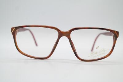 Vintage Steffi Graf By Carl Zeiss 3802 Brown Red Square Glasses Frame NOS