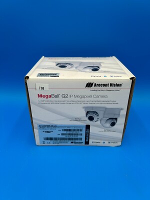 Arecont Vision MegaBall G2 IP Megapixel Camera AV1245PMIR-SB-LG New