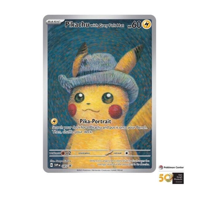 🚀SHIPS NOW🚀 Pokémon × Van Gogh Museum: Pikachu with Grey 🚀SHIPS NOW🚀 Pokémon × Van Gogh Museum: Pikachu with Grey