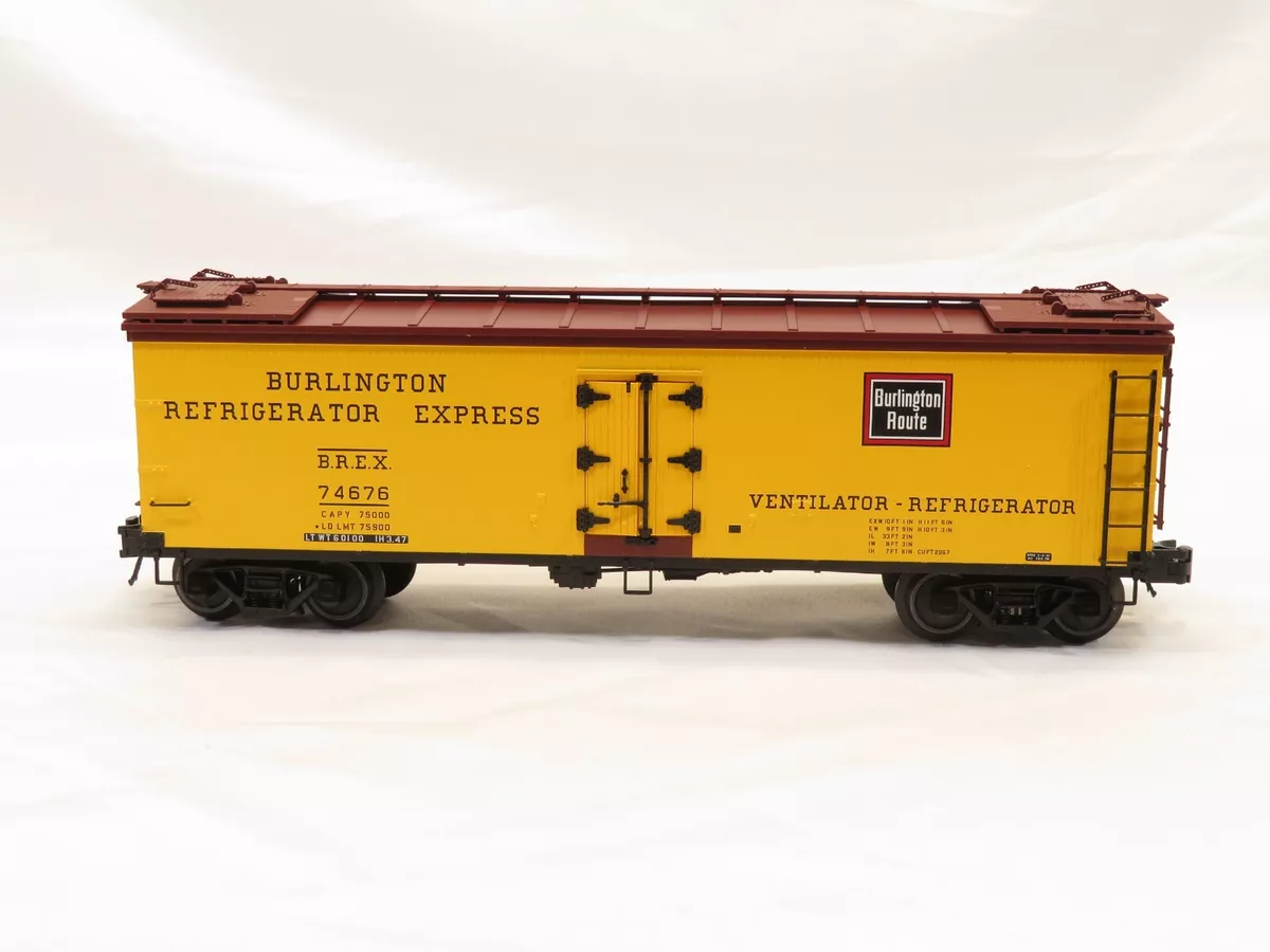 Atlas 3001573-2 Burlington 40' Re-built Wood Reefer #74676 NIB | eBay