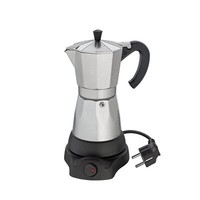 Cilio Espressokocher Classico Elektrisch FüR 6 Tassen Silber