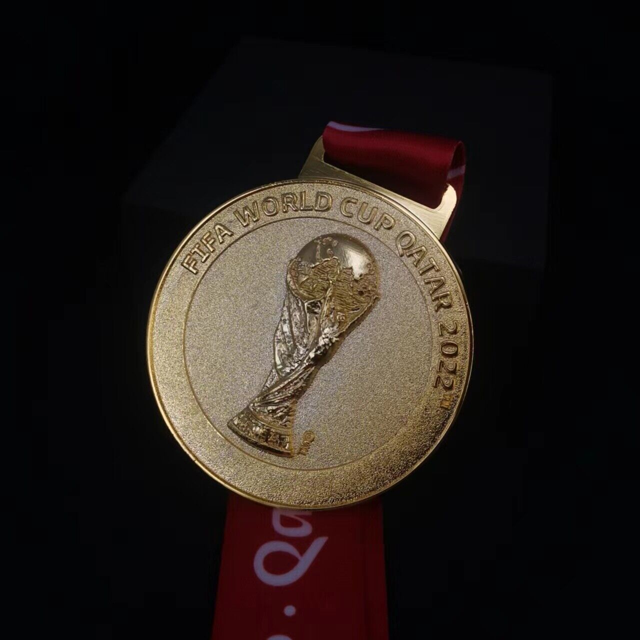 2022 Qatar FIFA World Cup Gold Medal Official Edition for Fans Gift HOT！