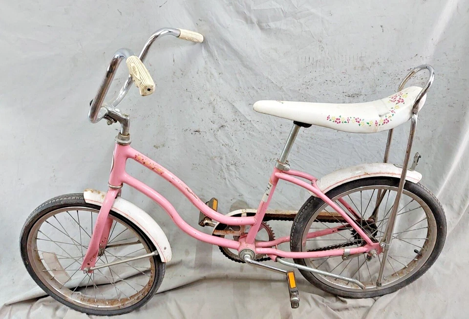 1983 Schwinn Fair Lady 20" Kids Bike SS Single Fenders Steel Banana USA Shipper! - Image 2 of 4