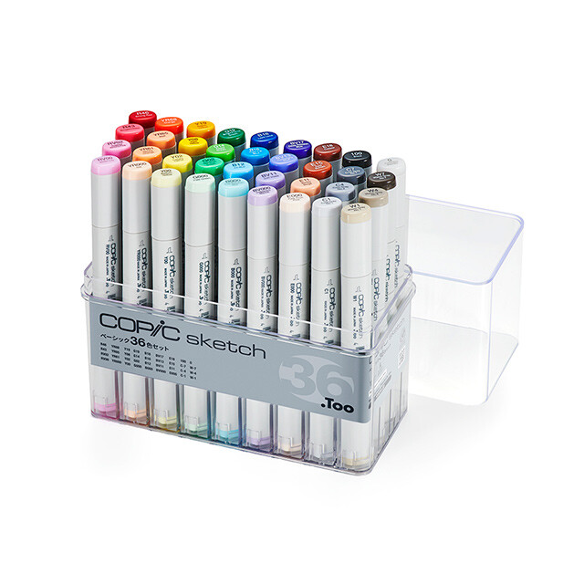 Copic Sketch Basic 36 Color Set / Alcohol marker / From Japan | eBay
