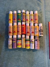 Lot of 22 2oz Acrylic Paints Apple Barrel Colors Deco Art Folk Art Accent Vtg