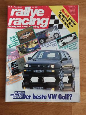 Rallye Racing 02/1993 Porsche 911 Turbo IMSA Supercar - VW Golf VR 6 Abt