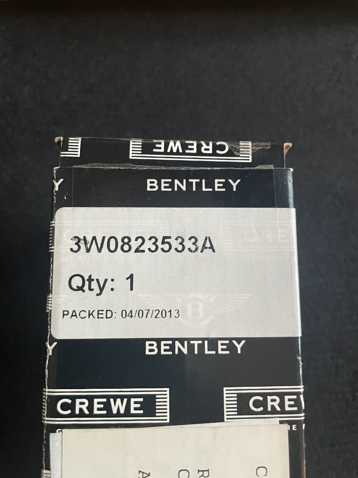 Bentley Flying Spur Continental GT Hood Bonnet Release Lever 3W0823533A NEW OEM