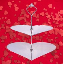 Two Tier Heart Cake Stand