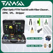 Optical Fiber Loss Tester Toolkit inc Fiber Cleaver,Power Meter,Fiber Strippers