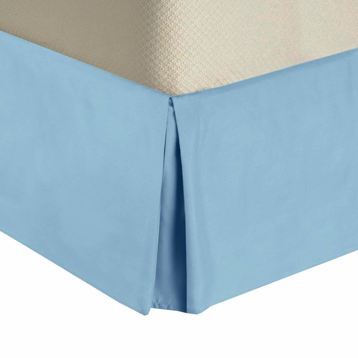Magic Pleated Bed Skirt Queen with Split Corners- 10