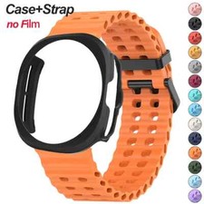 Silicone Breathable Watch Band Bumper Case For Samsung Galaxy Watch Ultra 2025