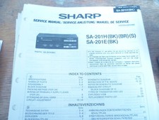 Sharp  RT-201H  RT-201E  Music System  ORIGINAL  Service Manual