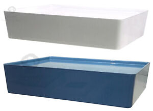 Kuggis Aufbewahrung Box Deckel Blassgrun Weiss Blau Billy Ikea 35x26x8cm Ebay