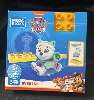 Mega Bloks Paw Patrol Everest Figure HGJ82 - 3 Pieces - Brand New