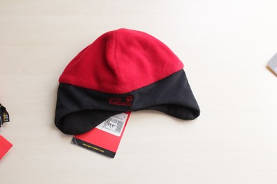 Wintermütze Jack Wolfskin Kinder Kids Stormlock Grösse S Rot NEU 