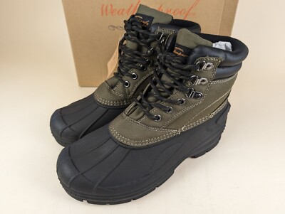 Weatherproof Vintage Joe Duck Boots Mens 8 M Olive Green  display picture 1