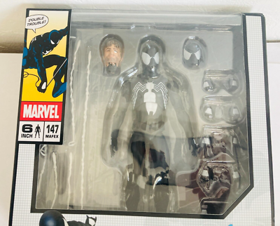 MAFEX Black Suit SPIDER-MAN Symbiote/Secret Wars COMIC Ver. No.147