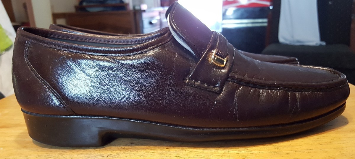 Florsheim comfortech loafers brown size 10-D leather mens  display picture 2