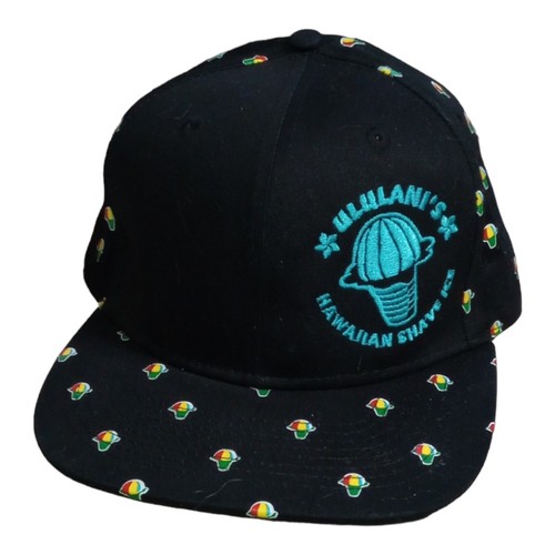 William's Shaved Ice Snap Back Hawaiian Cap Advertising Maui LE Double Portion