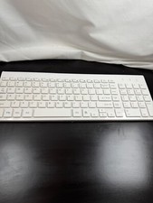 Topmate KM9000 Ultra Slim Wireless Keyboard and Mouse Combo White Silent Compact