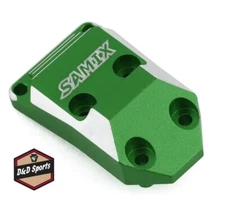 Samix SCX24 Green Aluminum Differential Cover  SCX24-6075-GN