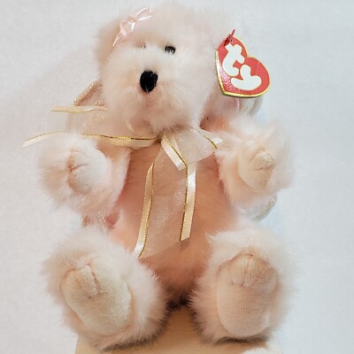 Vtg 2000 Fairy Attic Treasures Collection Ty Beanie Baby Olympia Pink Jointed