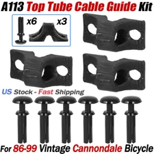 A113 Top Tube Cable Guides 6 Pins Kit For Vintage Cannondale Bicycle 1986-1999