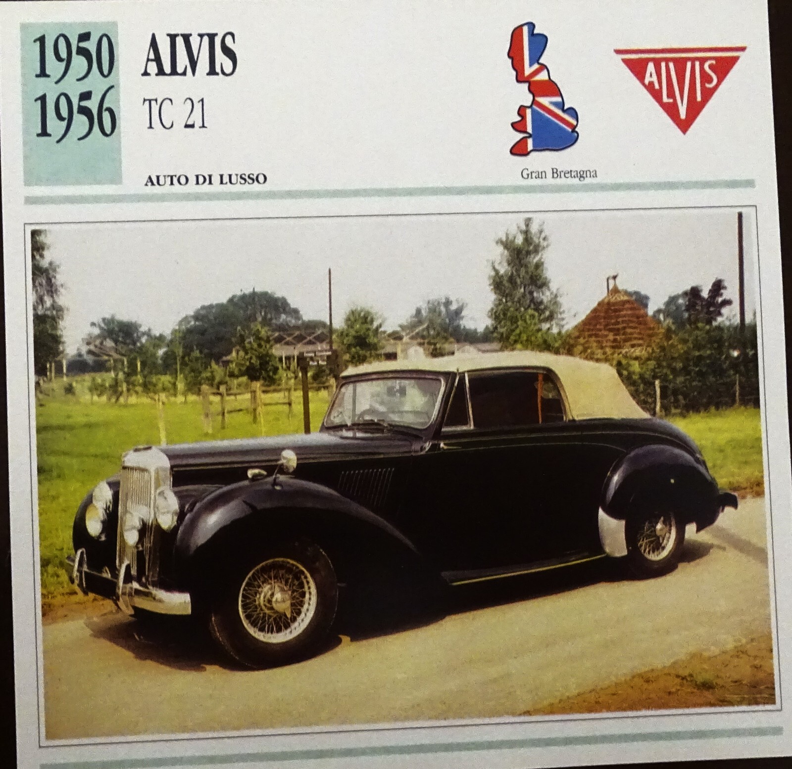 -104-SCHEDE AUTO INGLESI ANNI 1940-50- AUTIN-JAGUAR -ECC...----370