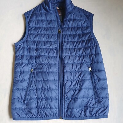 Brooks Brothers Vest Medium Puffer Thermore Insulated Zip Pockets Preppy