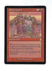 Repercussion Urza's Destiny Rare Enchantment MTG
