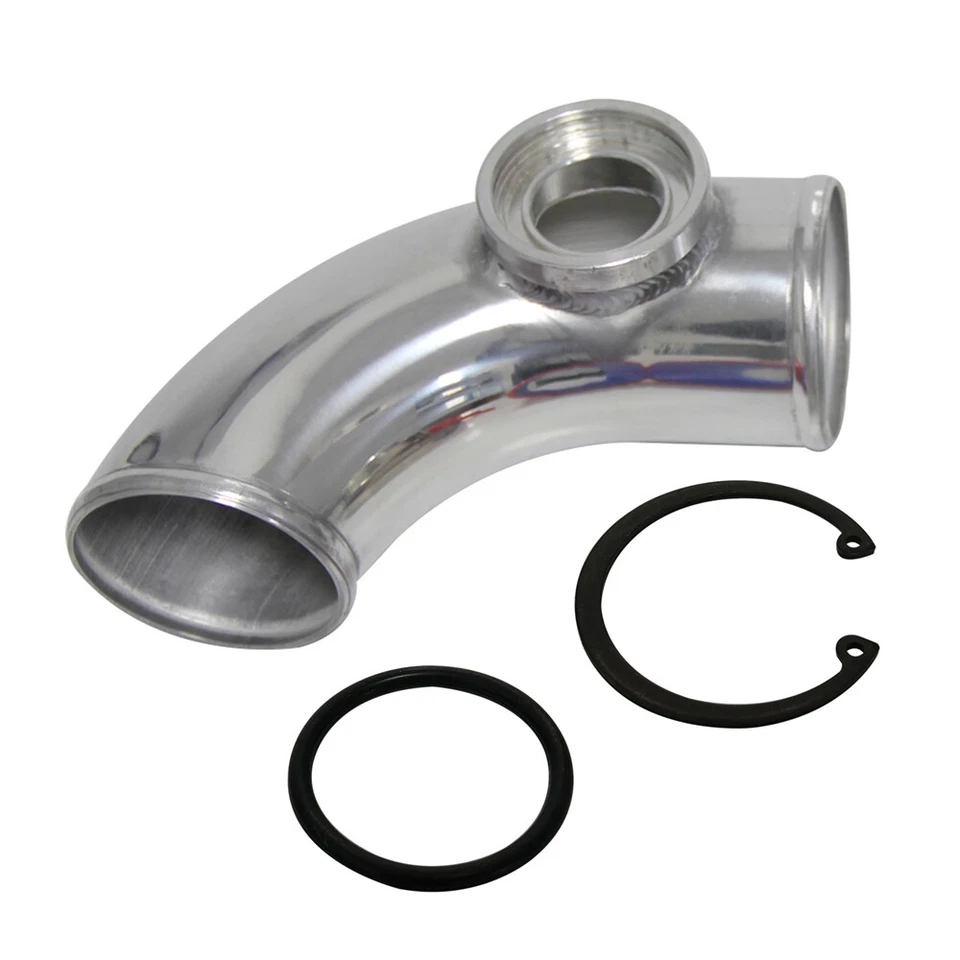 Adaptador de válvula de soplado 90 grados 3" 76 mm SSQV SQV BOV Turbo tubo de aluminio SL Foto 4 de 4