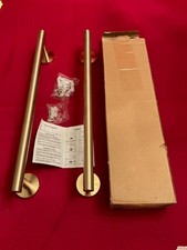 Gold Towel Bars 16 Inch Bathroom Towel Bar Modern Wall Mounted set of 2