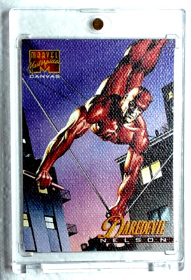 1995 Marvel Masterpieces Limited Edition Canvas Card 5 DAREDEVIL