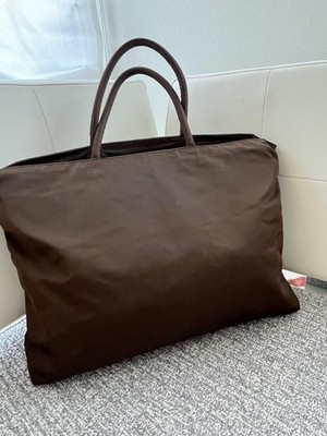 美品　PRADA ナイロントートバッグ ブラウン系 MADE IN ITALY PRADA Nylon Tote Bag Auth Brown Women Italy 123438 | eBay