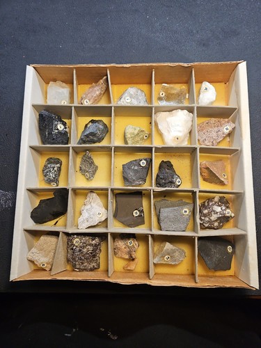 EME Basic Minerals and Rocks Set Educational Specimen Collection