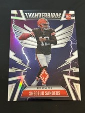 2025 Panini Phoenix Shedeur Sanders Thunderbirds rookie football card