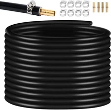 Self Sinking Aeration Hose,3/8 inch 100 Ft Weighted Pond Aeration Tubing 