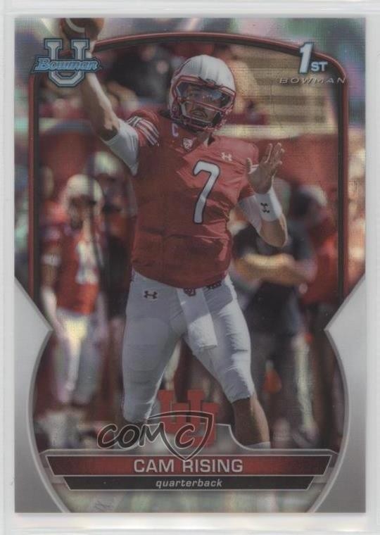 2022 Bowman U Chrome Lava Refractor 33/100 Cameron Rising Cam Rising #76 ny2