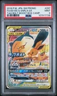 2018 POKEMON JAPANESE SM PROMO #297 FULL ART/EEVEE & SNORLAX GX PSA 9